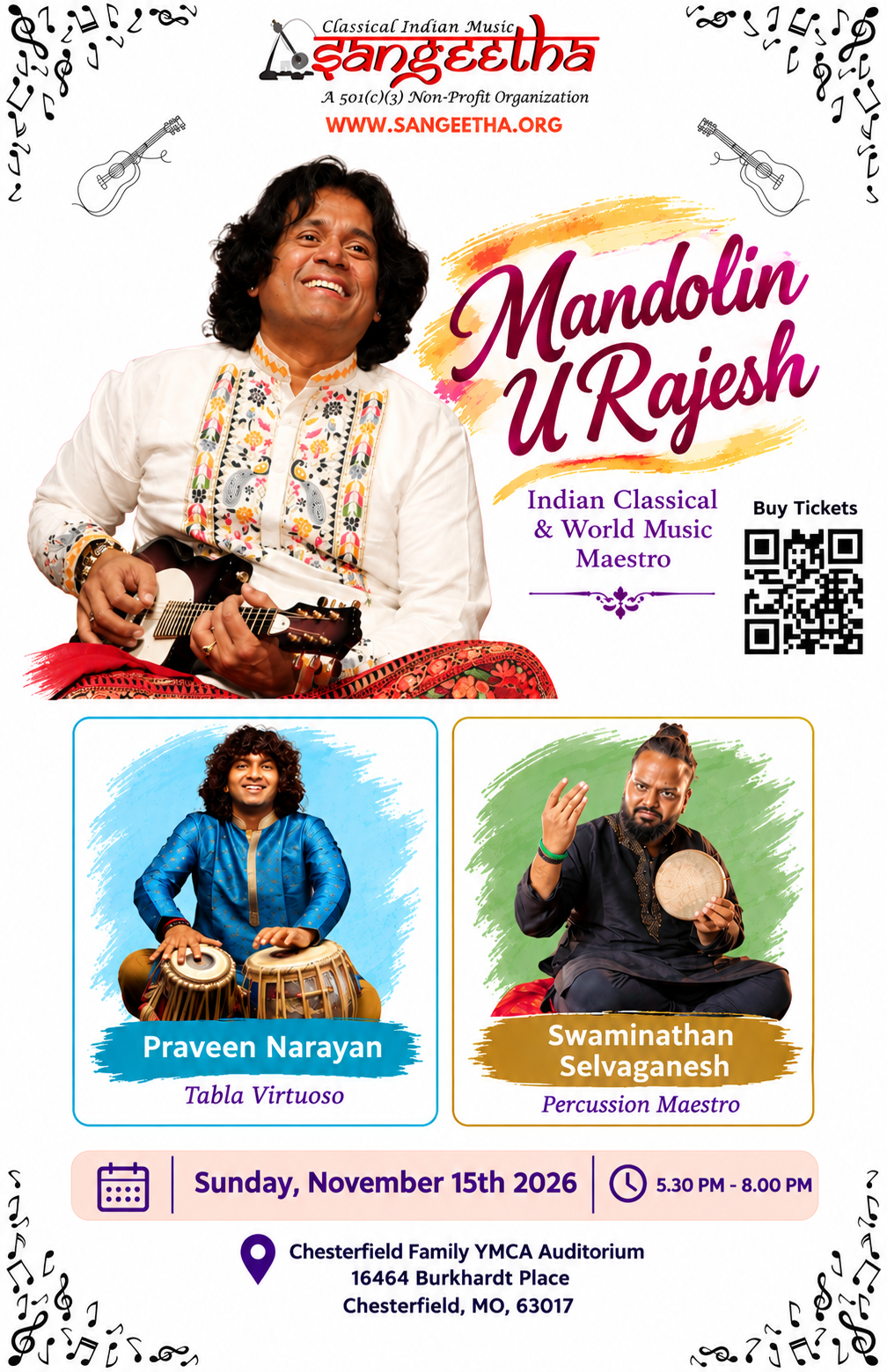 Mandolin U Rajesh 11/15/2026